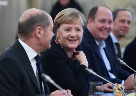 Německá kancléřka Angela Merkelová (18. 11. 2019)