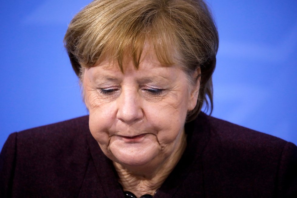 Německá kancléřka Angela Merkelová oznámila prodloužení karantény země (10.2.2021)