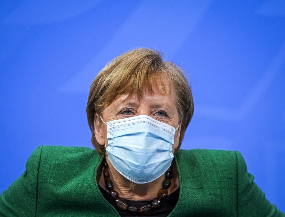 Německá kancléřka Angela Merkelová (23. 3. 2021) Německá kancléřka Angela Merkelová (23. 3. 2021)