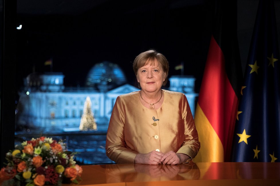 Silvestrovské poselství německé kancléřky Angely Merkelové