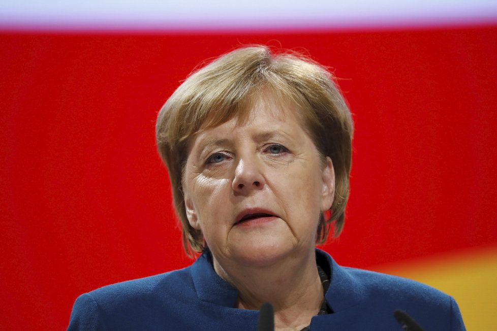 Angela Merkelová se loučí s předsednictvím CDU, (7.12.2018).