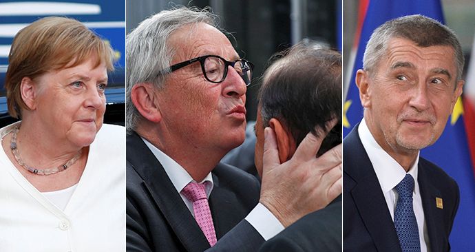 Summit EU v Bruselu: Nechybí Merkelová či Babiš. A ani tradičně líbající Jean-Claude Juncker