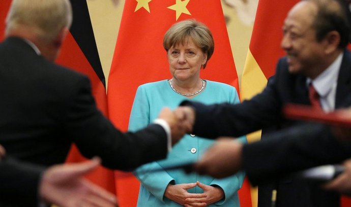 Angela Merkelová v Číně