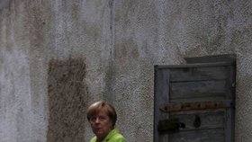 Angela Merkelová v bývalé vazební věznici východoněmecké tajné služby
