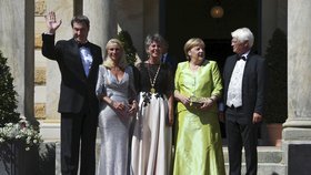 Německá kancléřka Angela Merkelová si užívala na festivalu Richarda Wagnera bez manžela (25. 7. 2019)