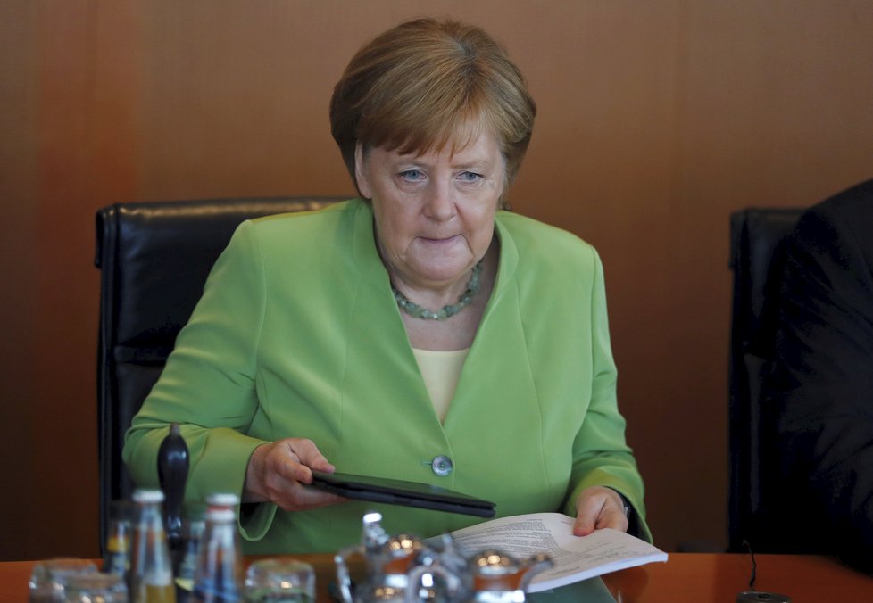 Německá kancléřka Angela Merkelová na akci 20.6 2018, kde se vyslovila, že pro odsun Němců ze střední a východní Evropy po druhé světové válce nebylo morální ani politické ospravedlnění