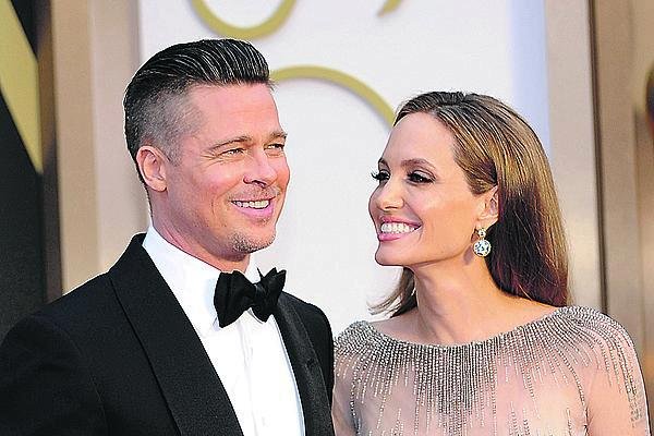 Angelina Jolie a Brad Pitt.