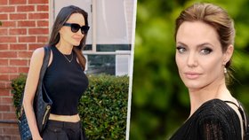 Vyhublá Angelina Jolie odhalila obří silikony! Podprsenku nechala doma