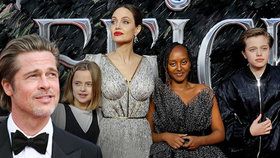 Angelina Jolie a Brad Pitt stále bojují o děti.