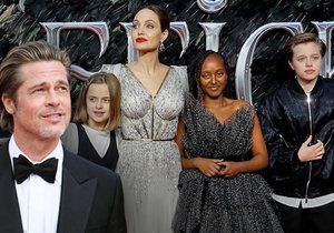 Angelina Jolie a Brad Pitt stále bojují o děti.