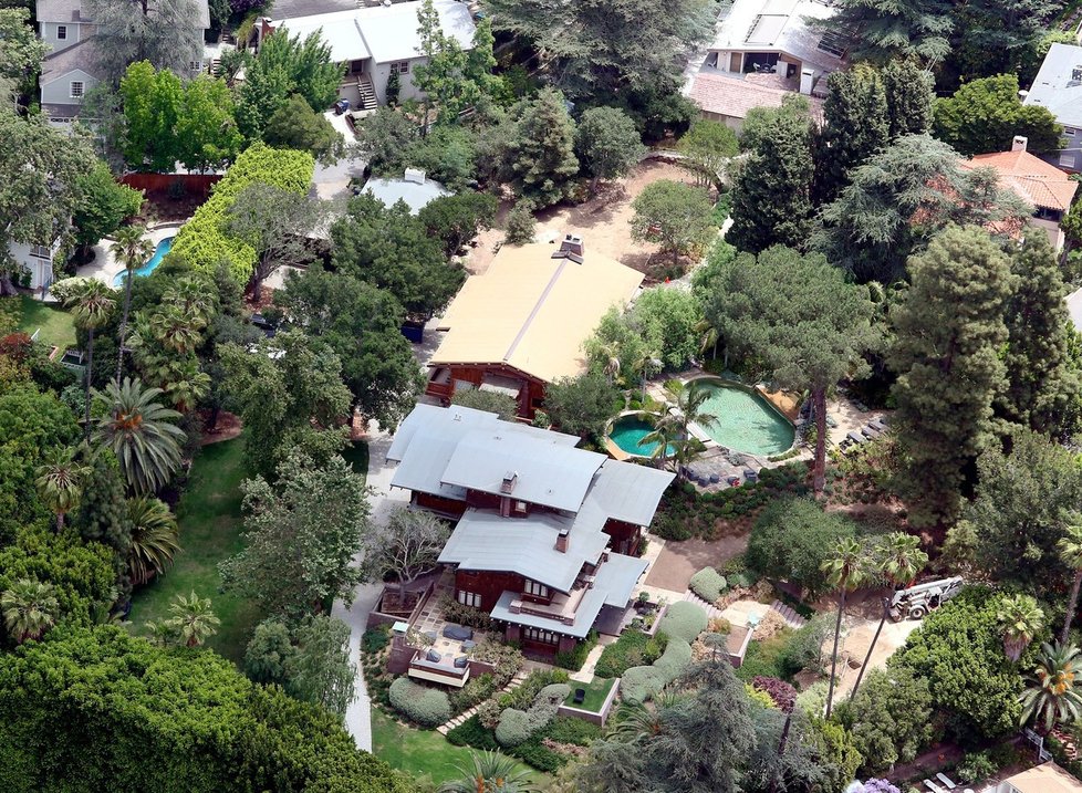 Dům Angeliny Jolie a Brada Pitta v Hollywoodu