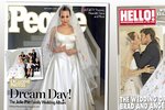 Magazíny People a Hello jako první přinesly svatební fotografie Angeliny.