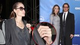 Angelina Jolie nosí snubní prstýnek! Je snad vdaná za Breda Pitta?