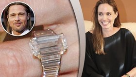 Angelina Jolie nechce nosit zásnubní prsten od Pitta. Prostě se jí nelíbí