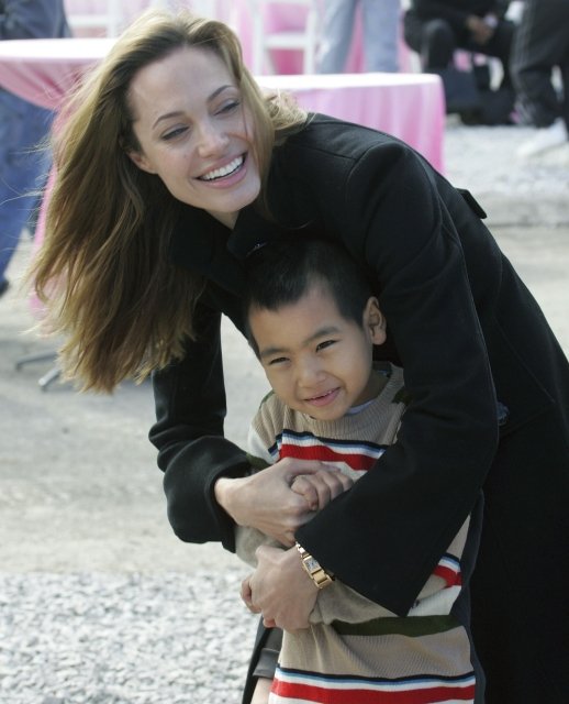 Angelina Jolie s adoptovaným synem