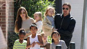 Ponížený Brad Pitt: První schůzka s dětmi! Ale pod dozorem
