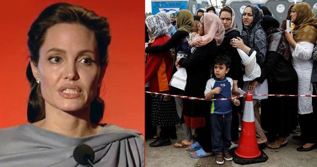 „Nikdo si nezaslouží být uprchlíkem.“ Jolie žádá Evropu o soucit s migranty 