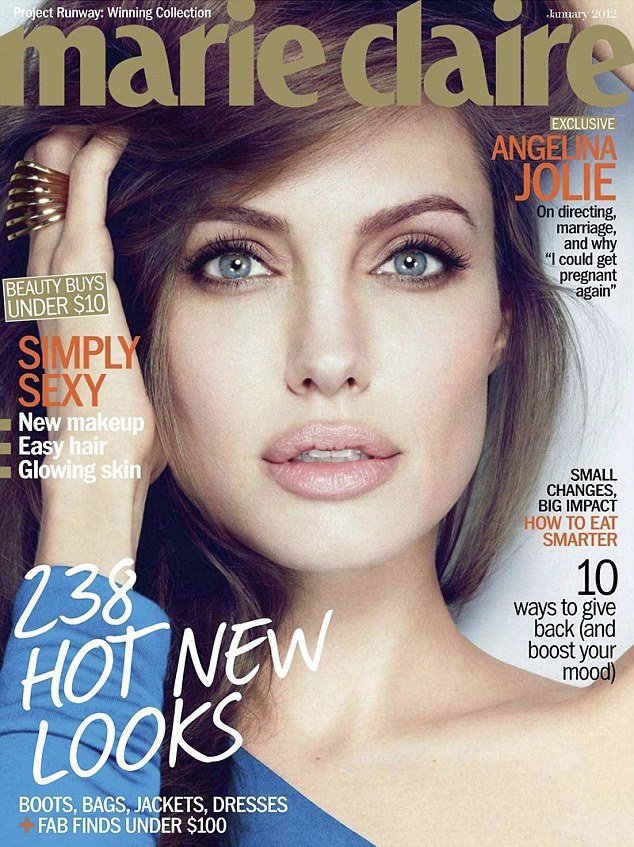 Angelina Jolie na obálce magazínu Marie Claire
