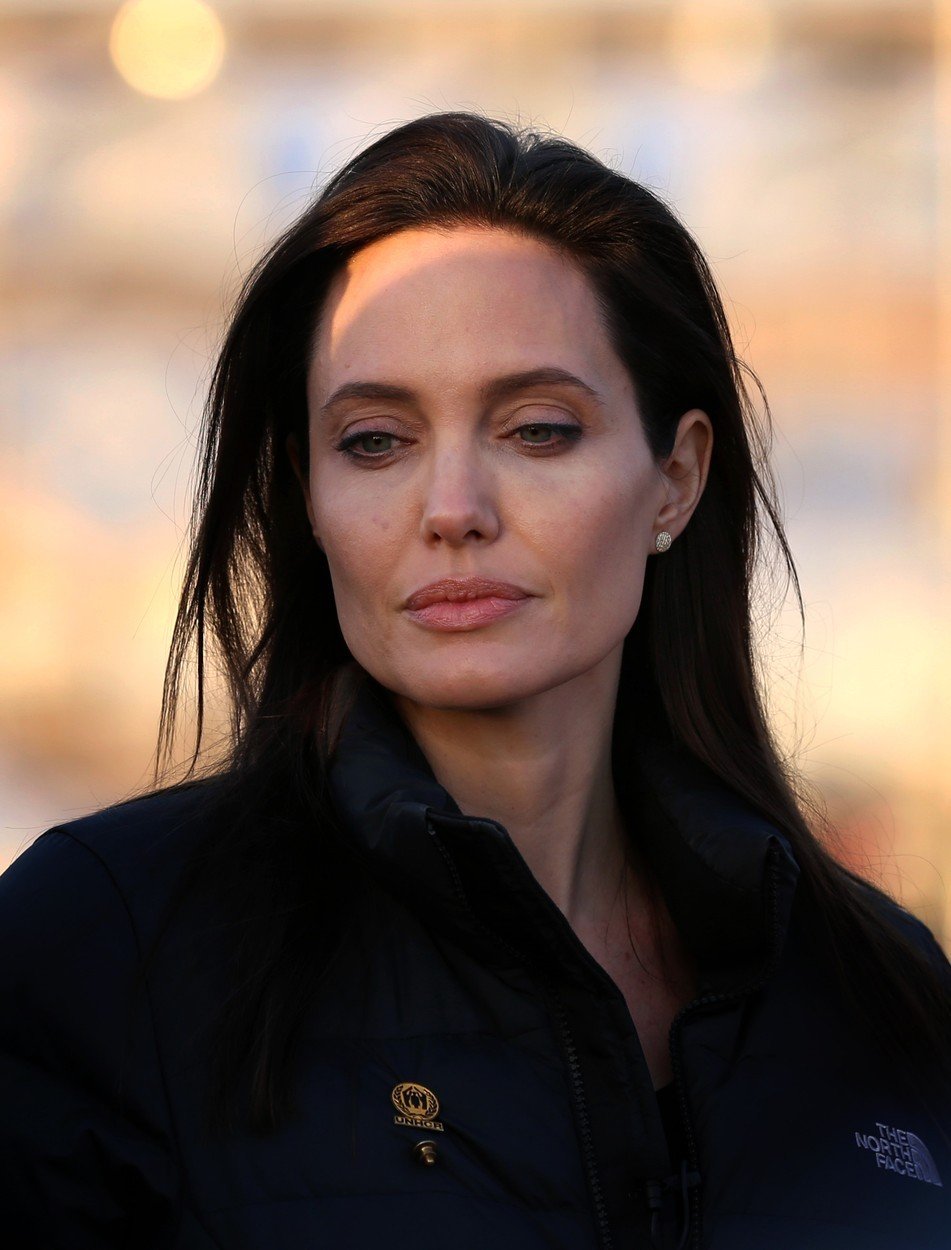 Angelina Jolie navštívila uprchlíky.