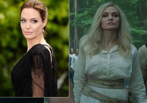 Angelina Jolie v novém filmu předvedla blond vlasy. 