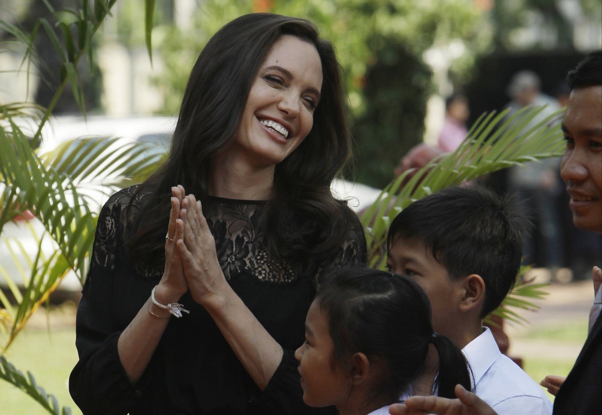 Angelina Jolie v Kambodži