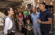 Angelina,  vyslankyně Vysokého komisaře OSN pro uprchlíky, navštívila severoirský Mosul.