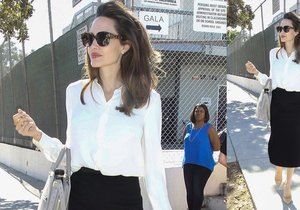 Styl podle celebrit: Angelina Jolie v základních kouscích šatníku