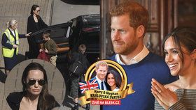 Anglina Jolie přiletěla do Londýna jen den před svatbou Harryho s Meghan. Náhoda?