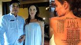 Angelinu Jolie si v Thajsku vzal do parády bývalý mnich: Záda jí potetoval buddhistickou »magií«