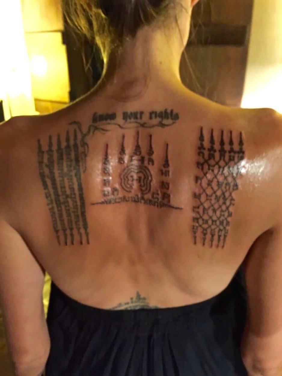 Tomuto tetování přisuzují buddhisté magické ochranné schopnosti.