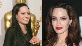 Angelina dříve upřednostňovala temnější look, dnes je však za velmi elegantní ženu.