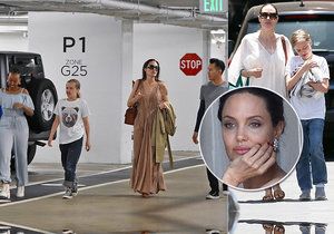 Angelina Jolieová tráví s dcerami hodně času.
