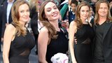 Jolie poprvé po amputaci prsou: Na veřejnosti v průsvitných šatech