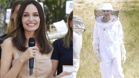 Angelina Jolie: Nádherná i v bílé kombinéze!