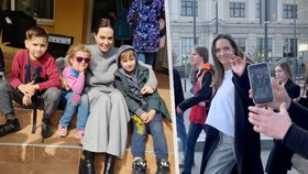 Angelina Jolie na Ukrajině: Pomoc dětem a pak... Musela prchat do krytu!