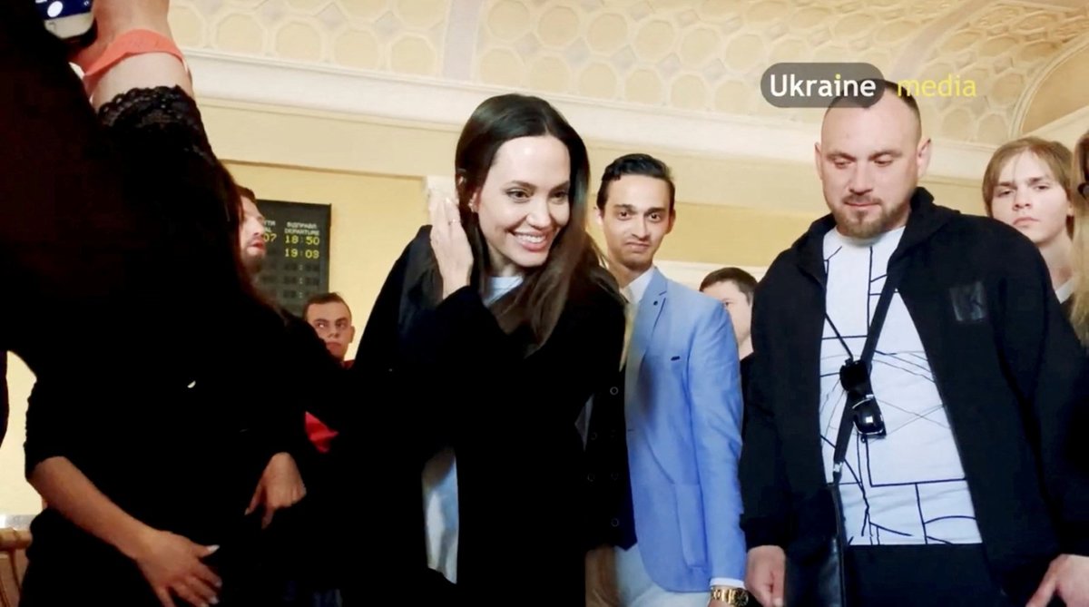 Angelina Jolie vyrazila na Ukrajinu.