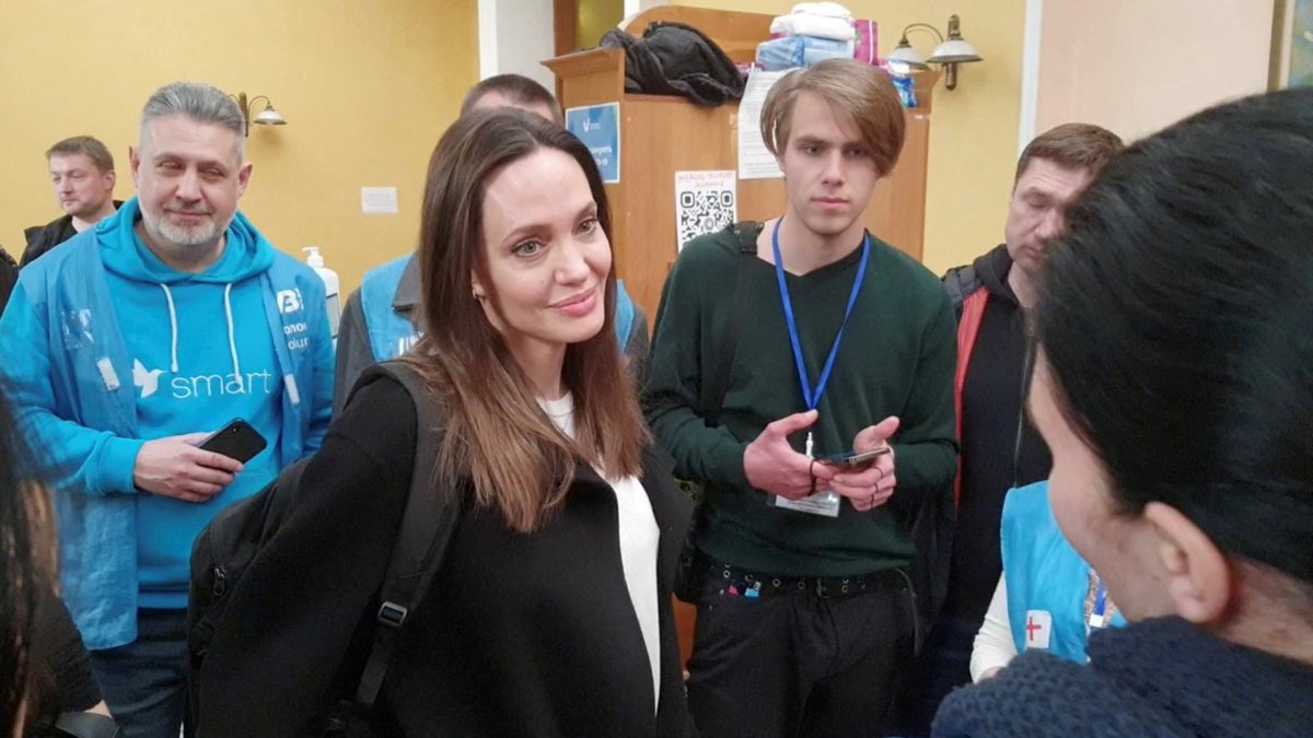 Angelina Jolie vyrazila na Ukrajinu.