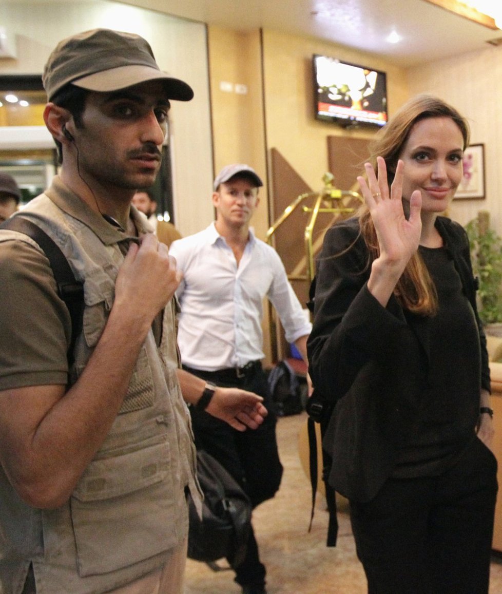 Angelina Jolie navštívila Libyi