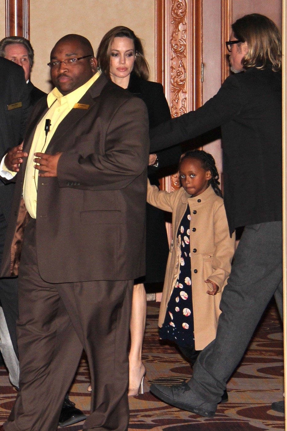 Angelina Jolie dorazila s rodinkou na show v Las Vegas