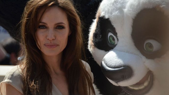 Angelina Jolie a Kung Fu Panda v Cannes