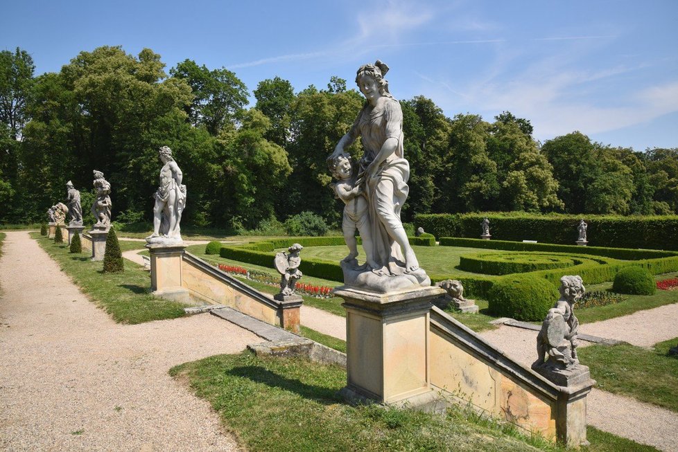 Anglický park v Lysé nad Labem.