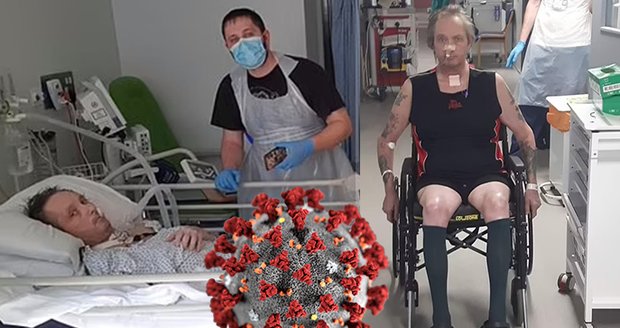 Táta (59) tří dětí skončil kvůli covidu v kómatu. Teď se učí znovu chodit a mluvit