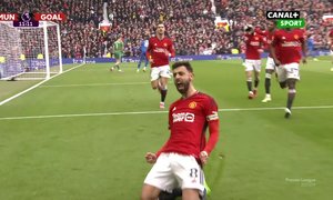 SESTŘIH: Man. United - Everton 2:0. Fernandes a Rashford proměnili penalty