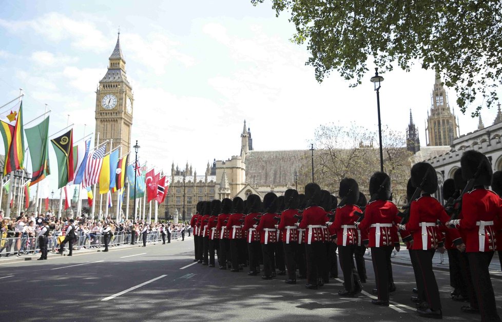 V Londýně si připomněli 70 let od konce druhé světové mší a přehlídkou