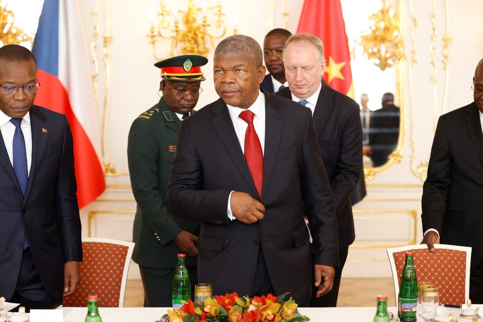Prezident Petr Pavel se setkal s prezidentem Angoly (21. 2. 2024)