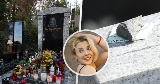 Hrob Aničky Slováčkové (†29) na 1. výročí: Srdíčka, medvídek i tajemný vzkaz