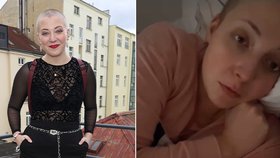 Anička Slováčková poslala fanouškům vzkaz z postele, těsně po chemoterapii.