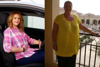 Žena zhubla na polovinu své váhy, protože se nevešla do auta