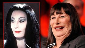 Anjelica Huston už ani trochu nepřipomíná krásnou Morticii, kterou kdysi ztvárnila