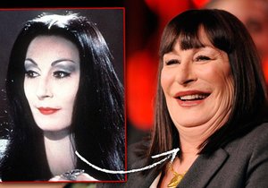 Anjelica Huston už ani trochu nepřipomíná krásnou Morticii, kterou kdysi ztvárnila